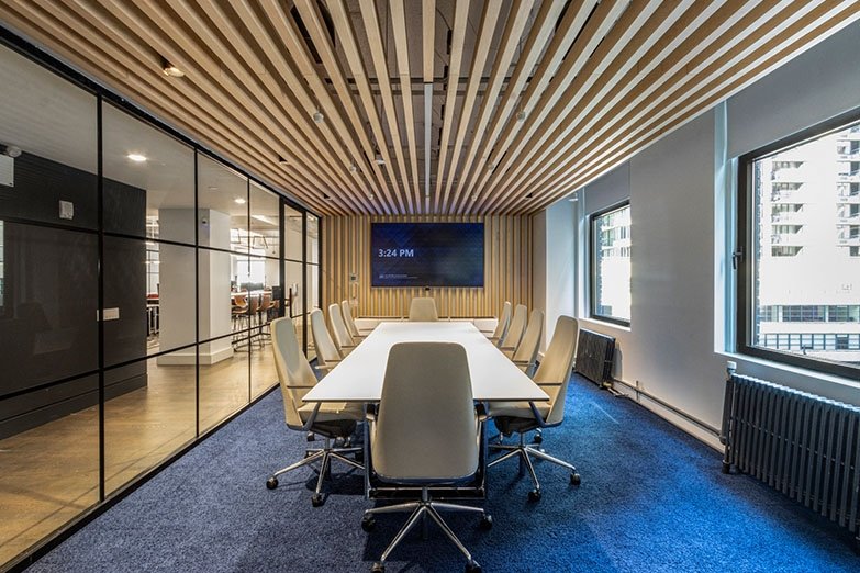Aluminium Baffle Ceiling Example